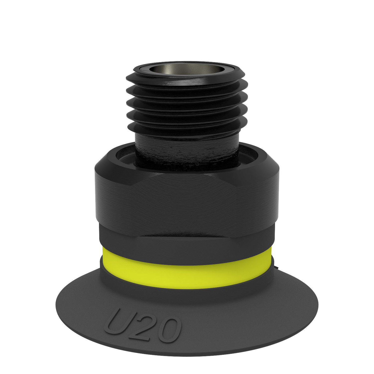 Piab Suction cup U20 Chloroprene, G1/8 male, with mesh filter