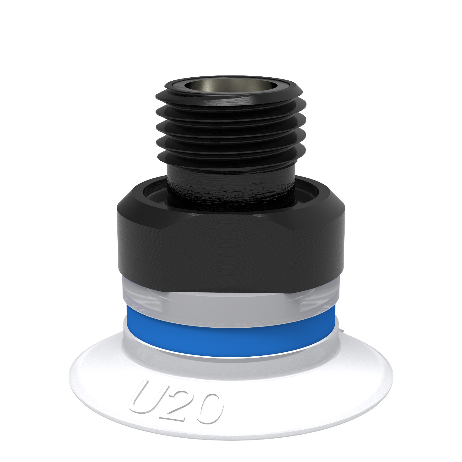 Piab Suction cup U20 Silicone FCM, G1/8 male, with mesh filter