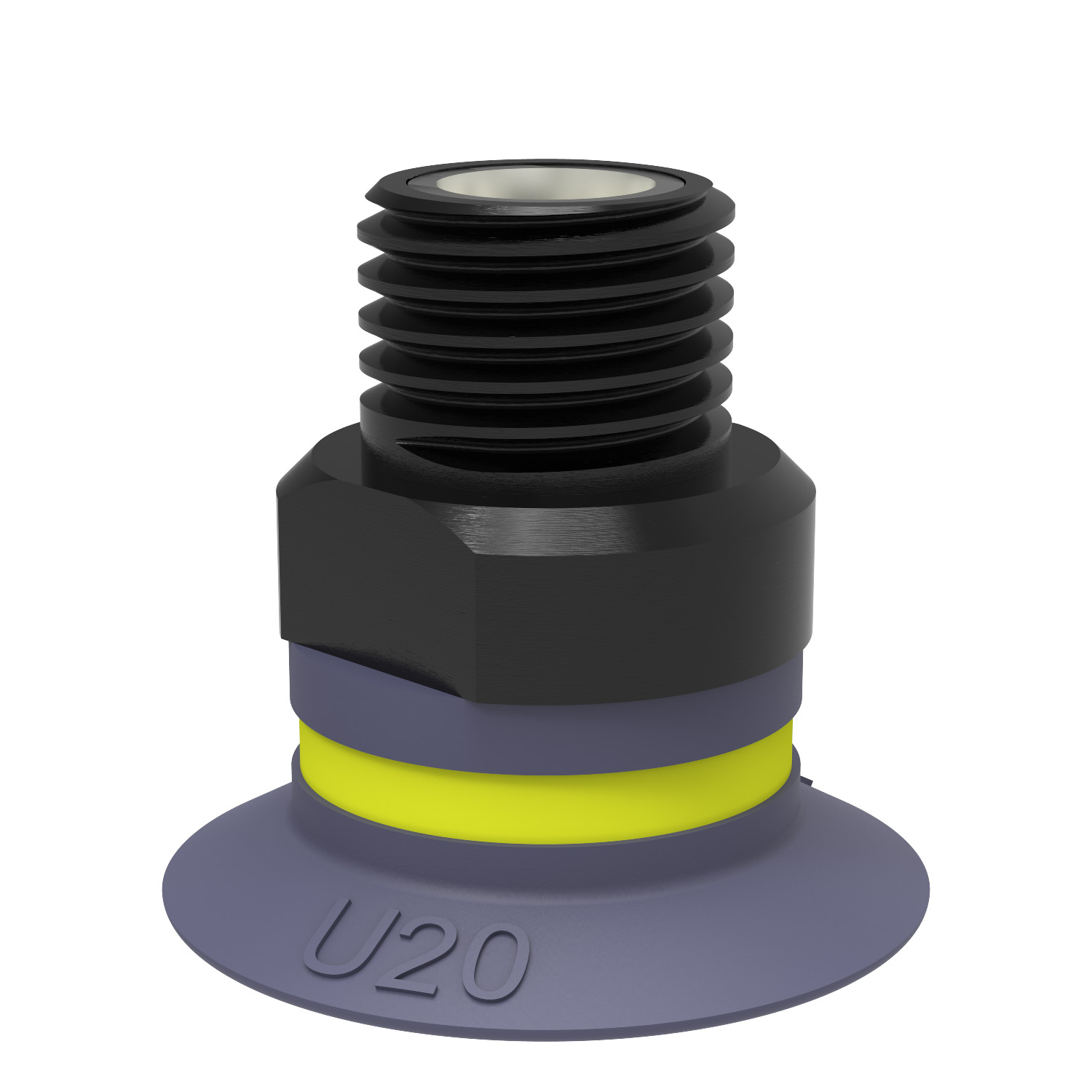 Piab U20.47.02AC / 9906873 Suction cup U20 HNBR, 1/8" NPT male, with mesh filter