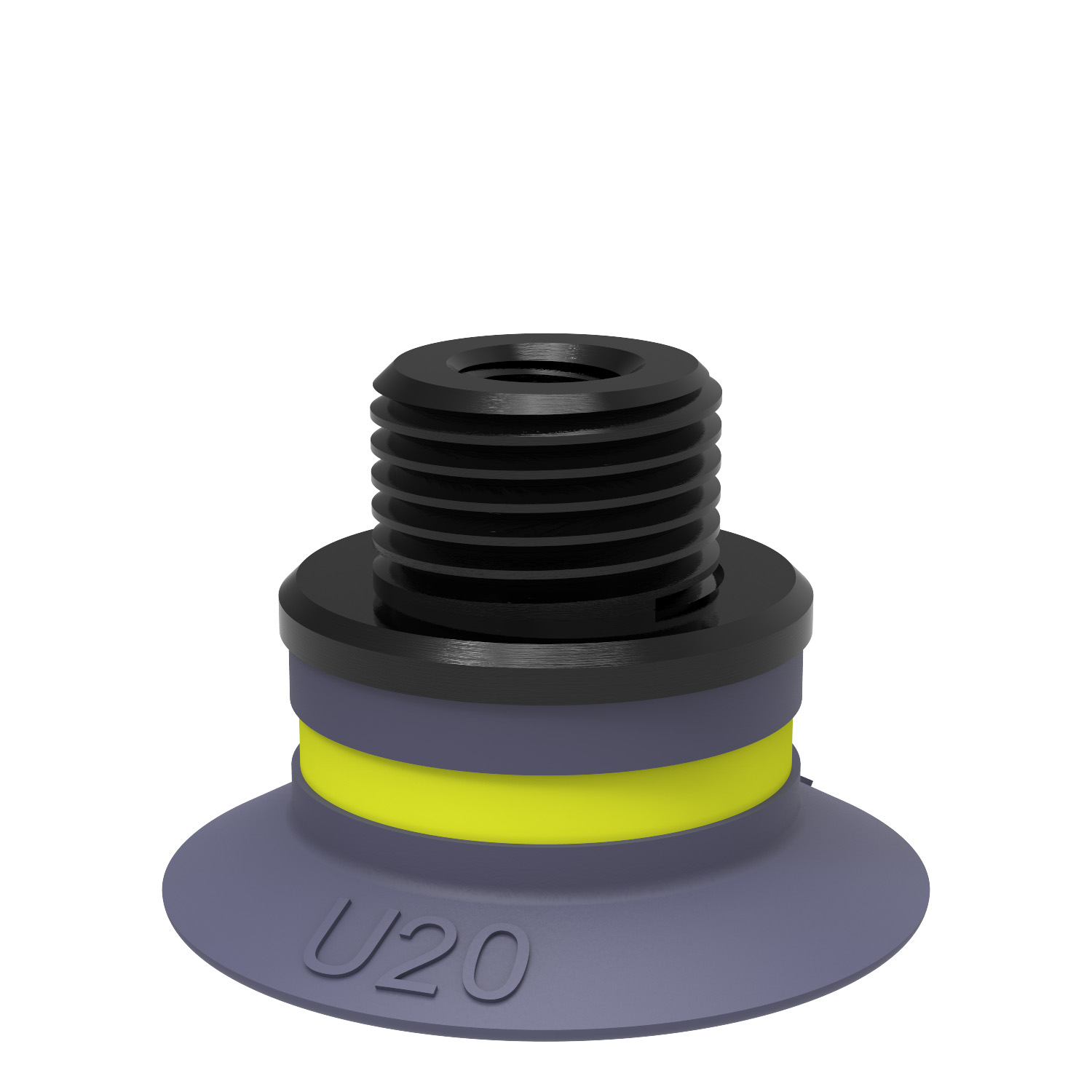 Piab U20.47.02AD / 9906871 Suction cup U20 HNBR, G1/8" male/M5 female