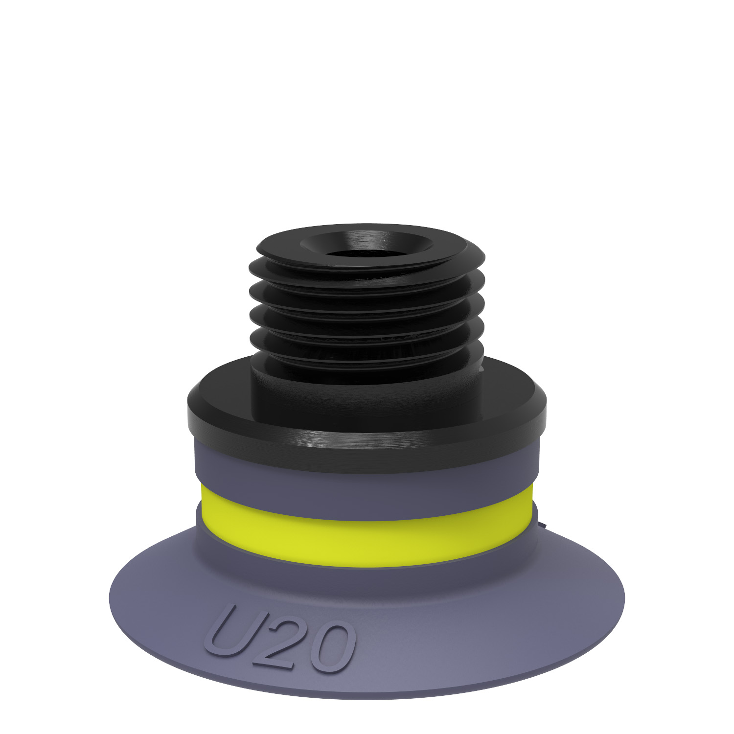 Piab Suction cup U20 HNBR, G1/8 male/M5 female, with mesh filter