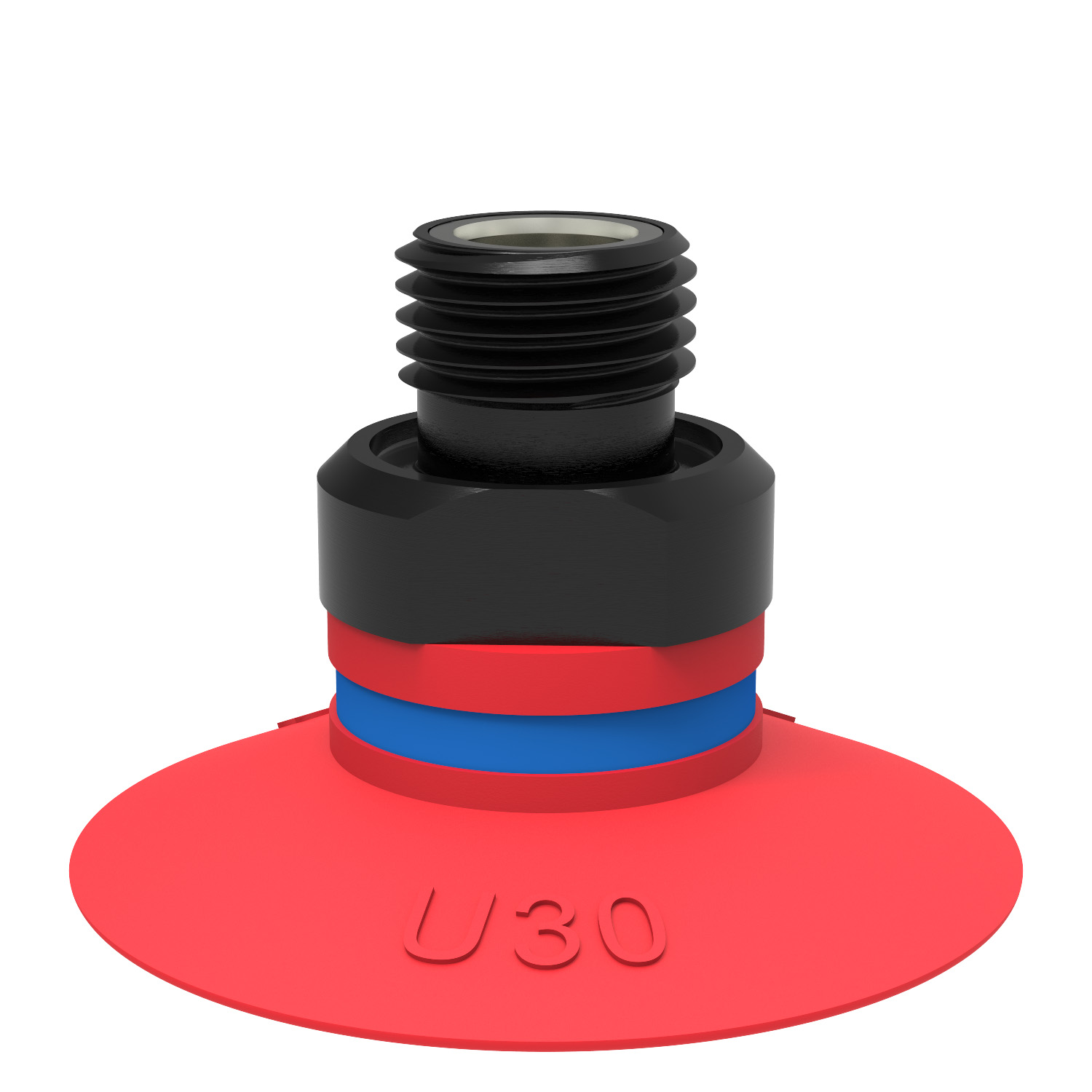 Piab Suction cup U30 Silicone, G1/8 male, with mesh filter