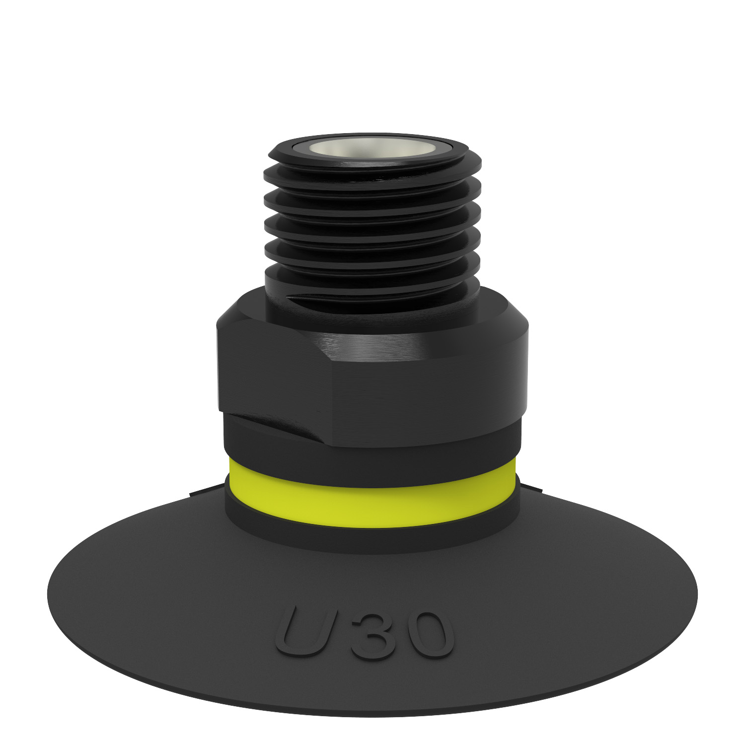 Piab Suction cup U30 Nitrile-PVC, 1/8 NPT male, with mesh filter