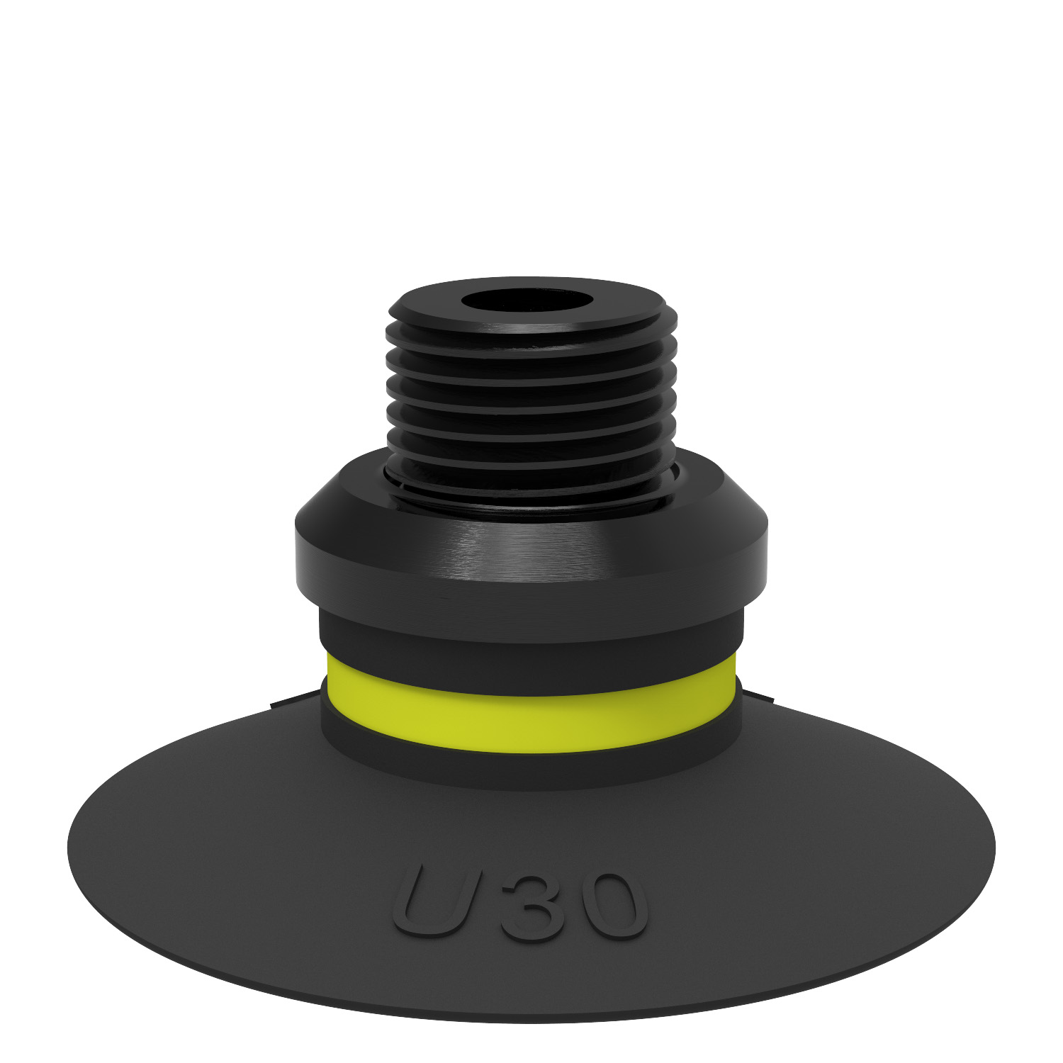 Piab Suction cup U30 Nitrile-PVC, G1/8 male / M5 female, PA