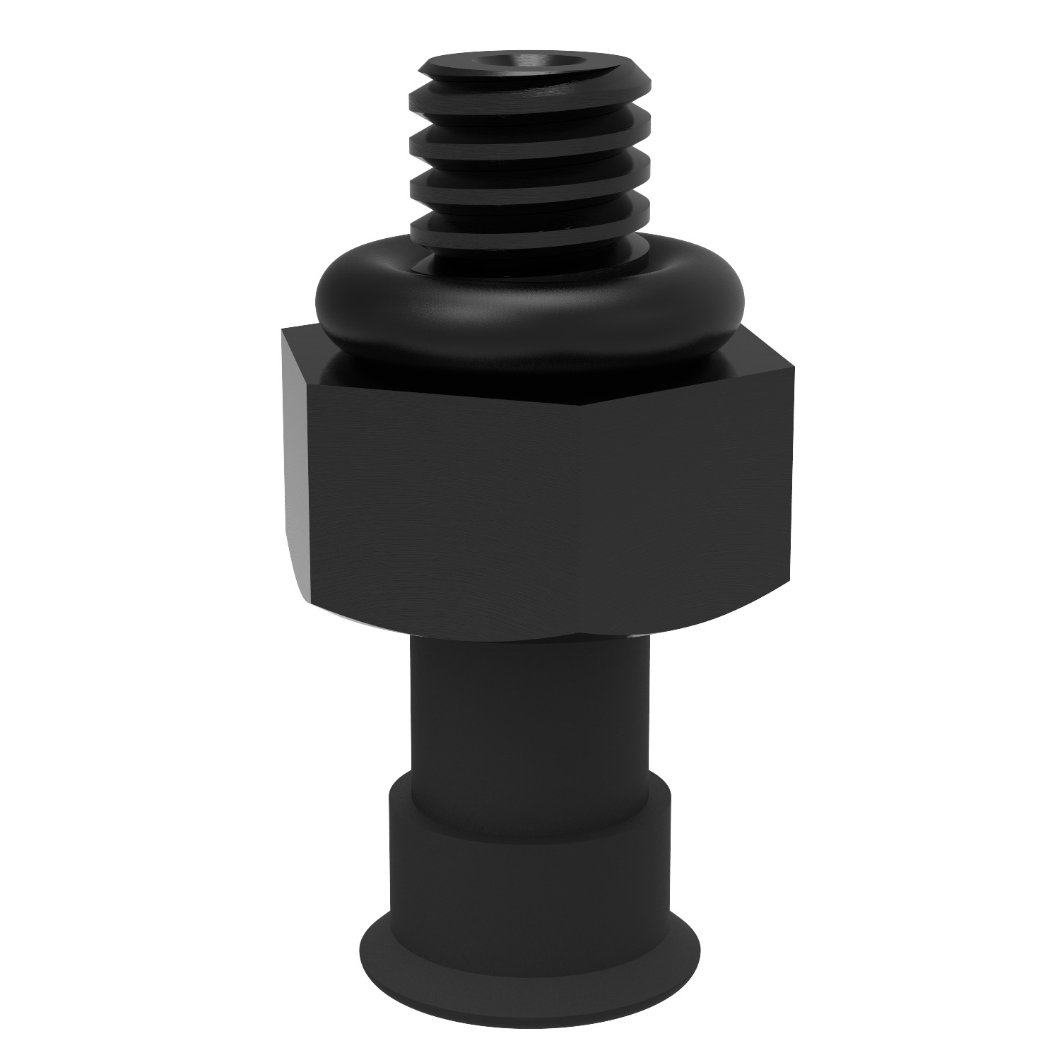 Piab Suction cup U3 Conductive silicone, M2.5 male