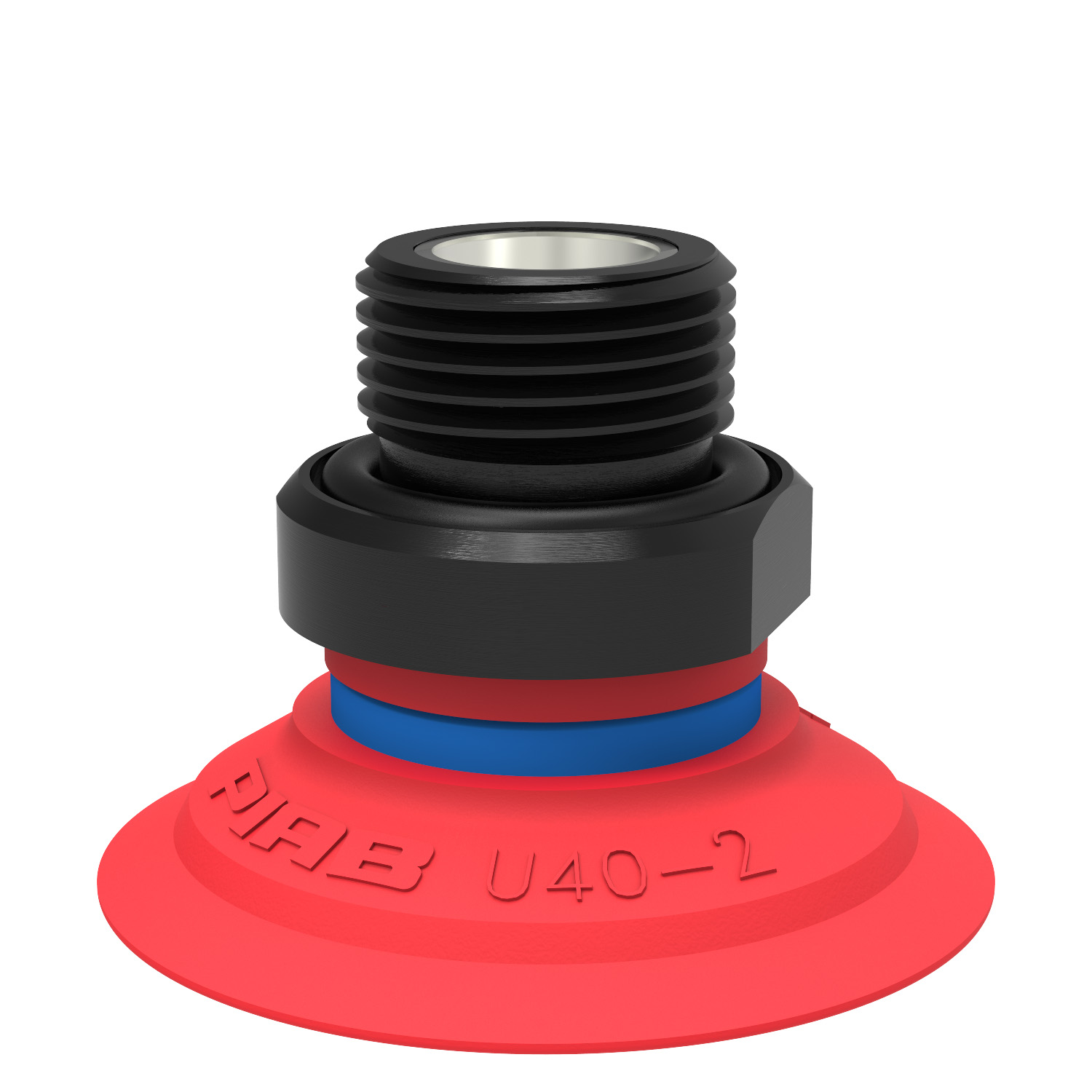 Piab Suction cup U40-2 Silicone, G3/8 male, with mesh filter