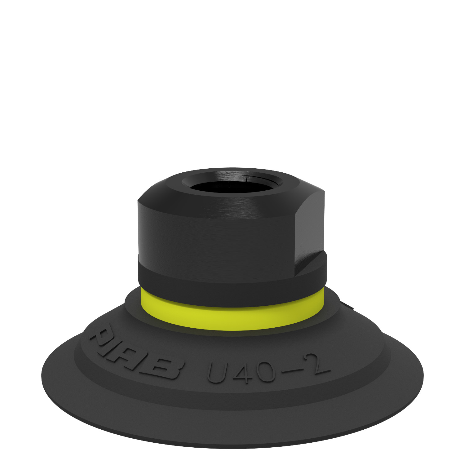 Piab Suction cup U40-2 Nitrile-PVC, 1/8 NPSF female