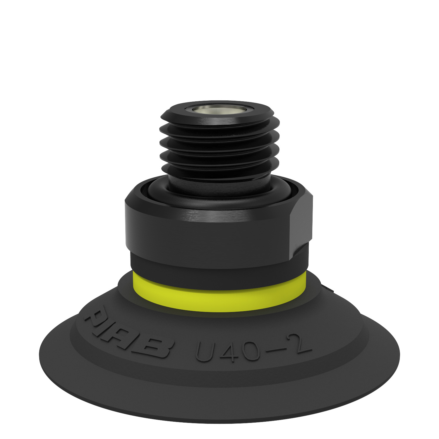 Piab Suction cup U40-2 Nitrile-PVC, G1/4 male, with mesh filter