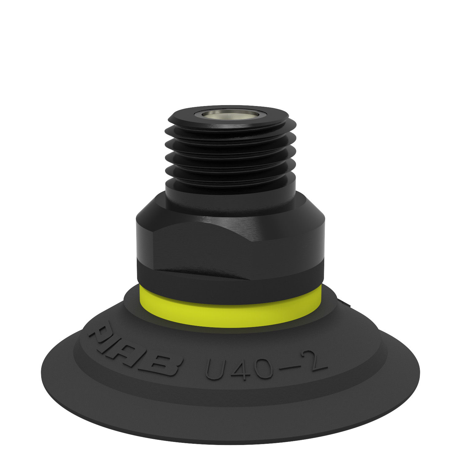 Piab Suction cup U40-2 Nitrile-PVC, 1/4 NPT male, with mesh filter