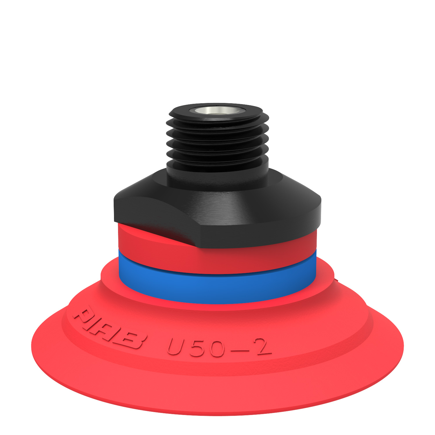 Piab Suction cup U50-2 Silicone, 1/4 NPT male, with mesh filter