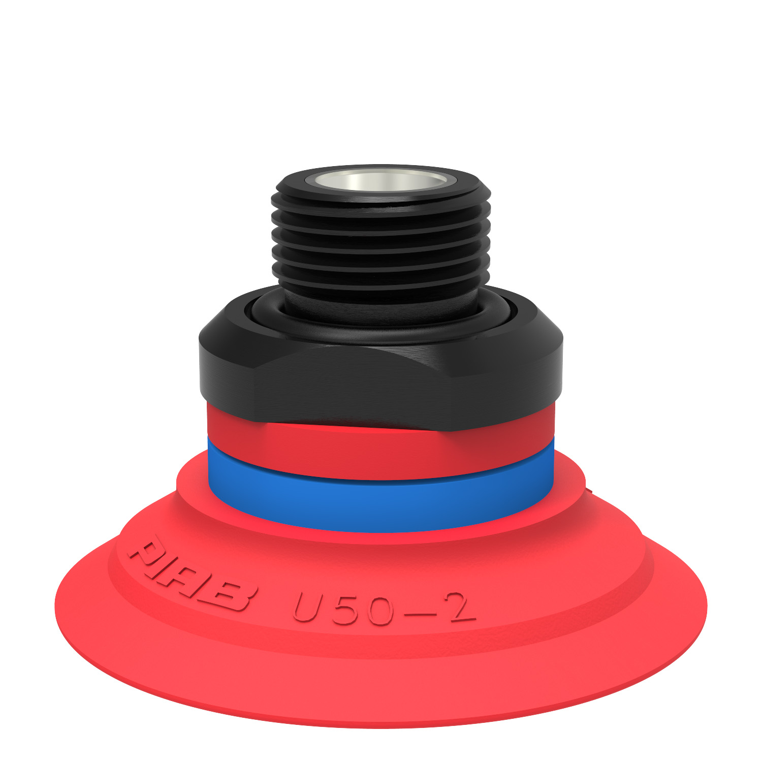 Piab Suction cup U50-2 Silicone, G3/8 male, with mesh filter