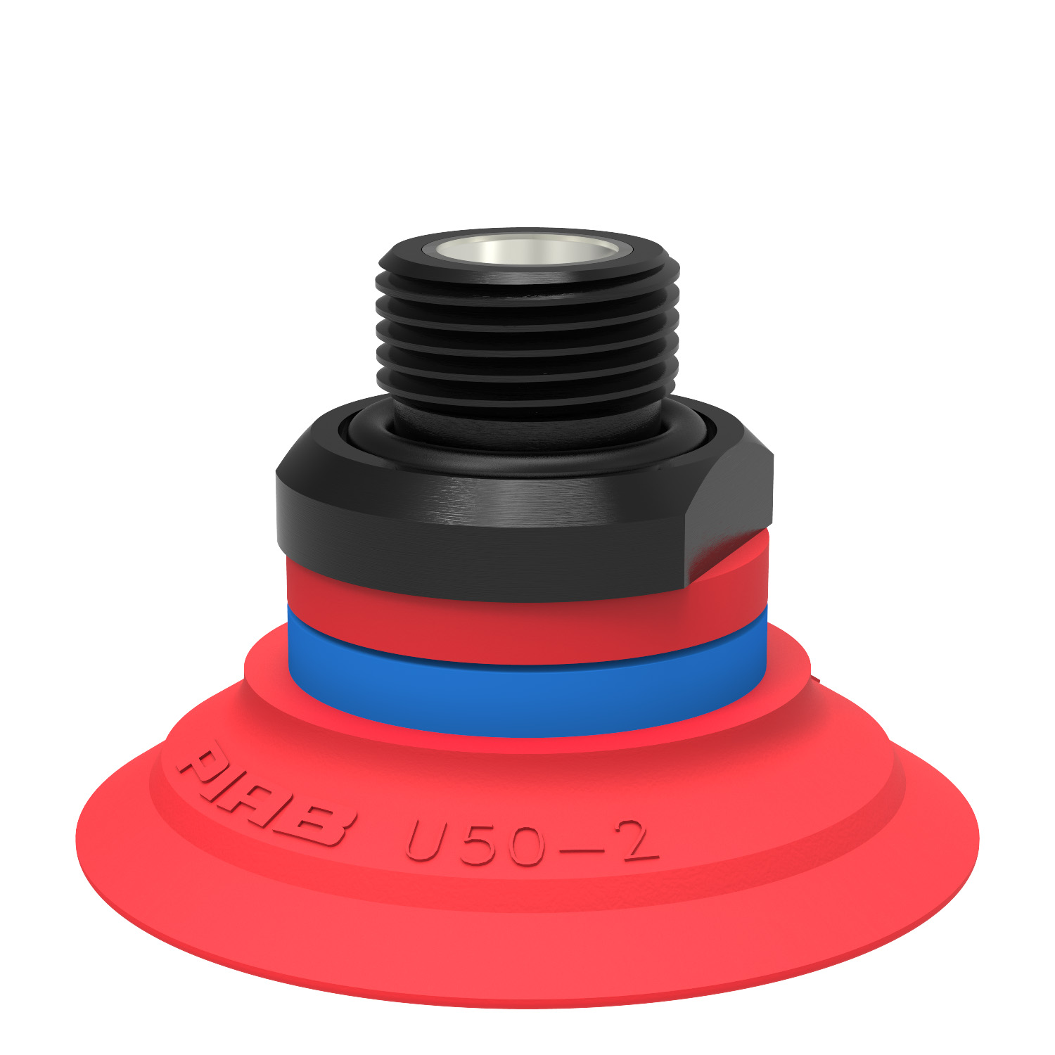 Piab Suction cup U50-2 Silicone, G3/8 male, with dual flow control valve