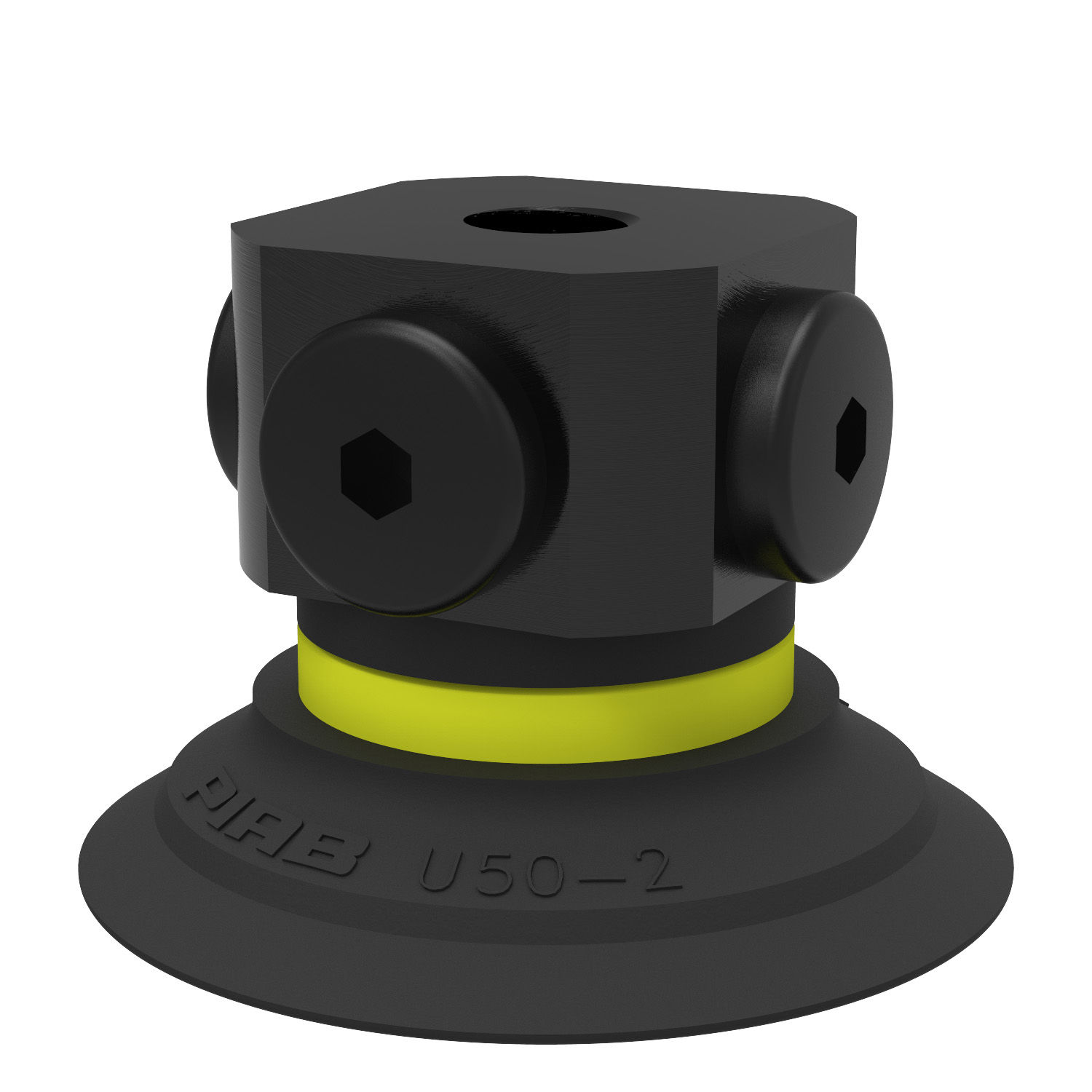 Piab Suction cup U50-2 Nitrile-PVC, 5x1/8 NPSF female