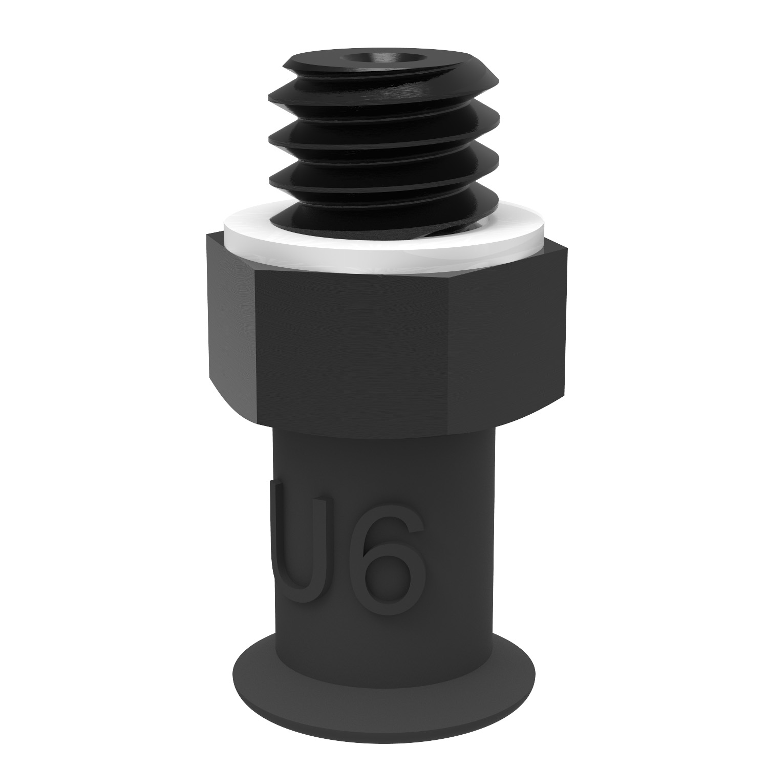 Piab Suction cup U6 Chloroprene, M5 male