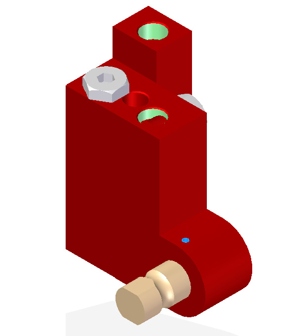 Piab Vacuum Check Valve VT-1H, G threads, Lock pin 16, Right hand connection