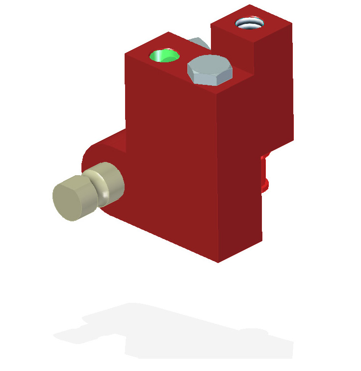 Piab Vacuum Check Valve VT-1H COAX®, G threads, Lock pin 16, Left hand connection