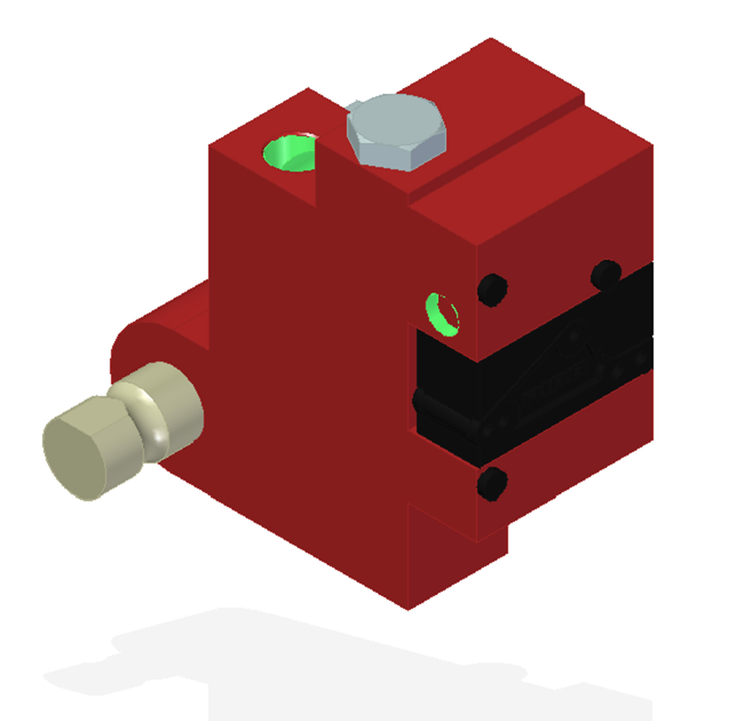 Piab Vacuum Check Valve VT-1H Vacustat with COAX®, G threads, Lock pin 16, Left hand connection