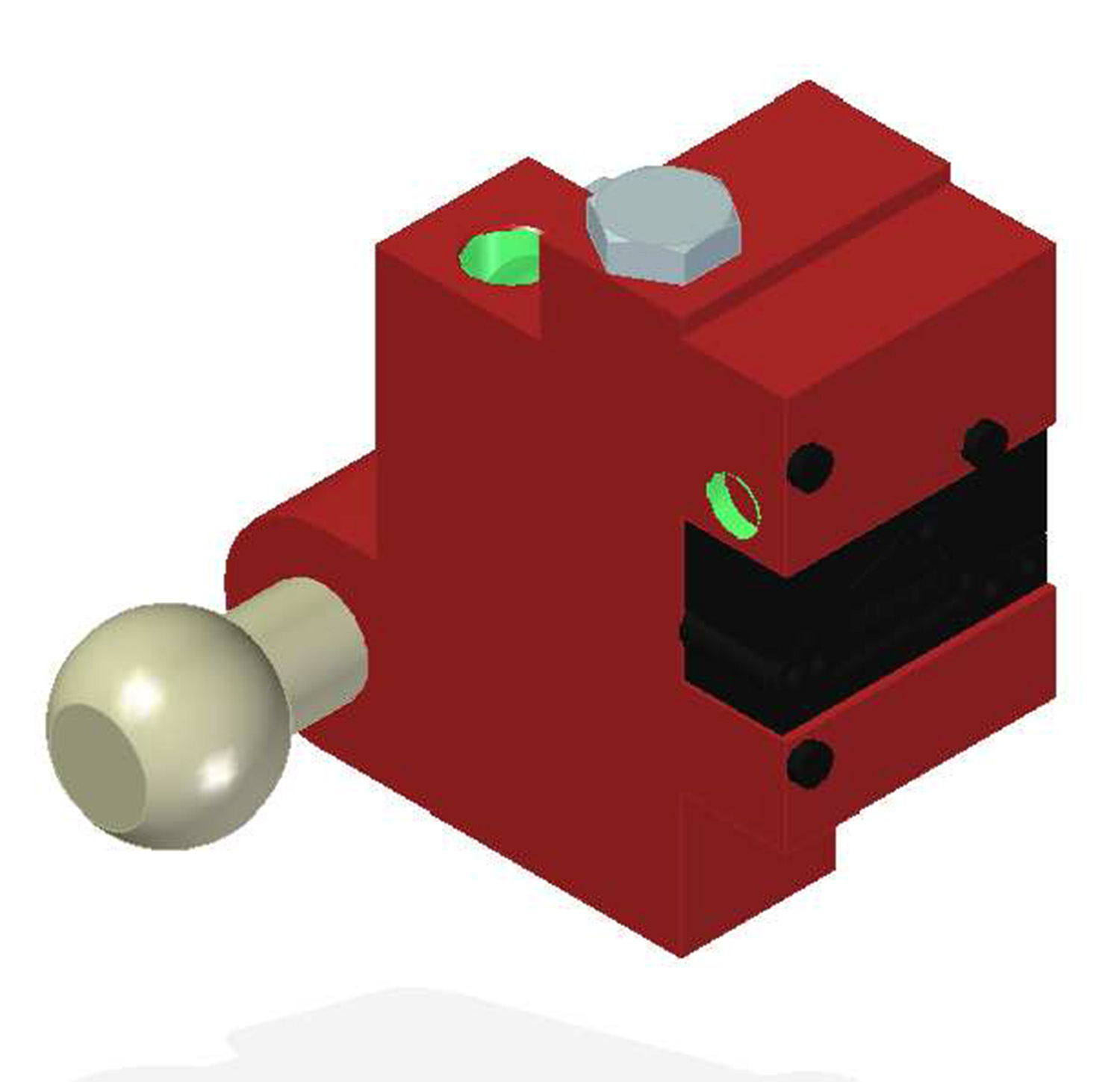 Piab Vacuum Check Valve VT-1H Vacustat with COAX®, G threads, Ball joint, Left hand connection