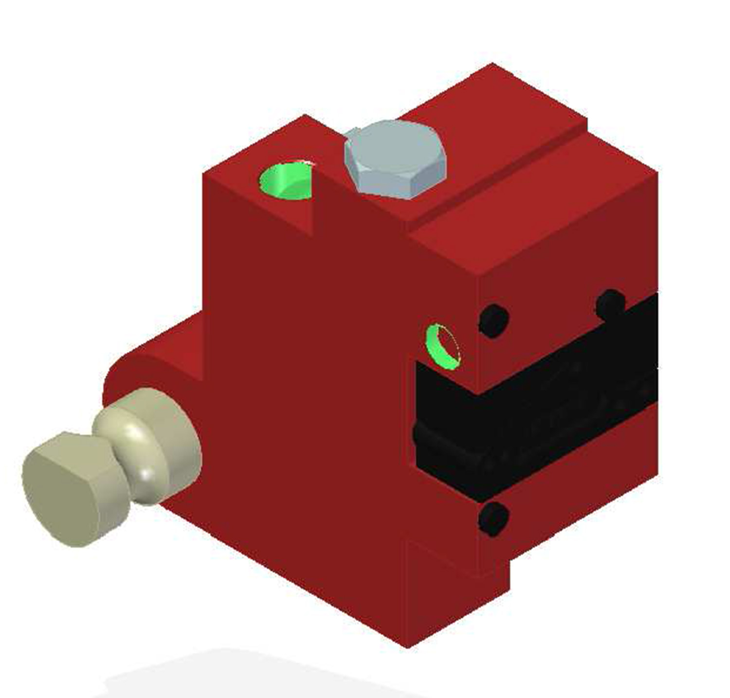 Piab Vacuum Check Valve VT-1H Vacustat with COAX®, G threads, Lock pin 19, Left hand connection