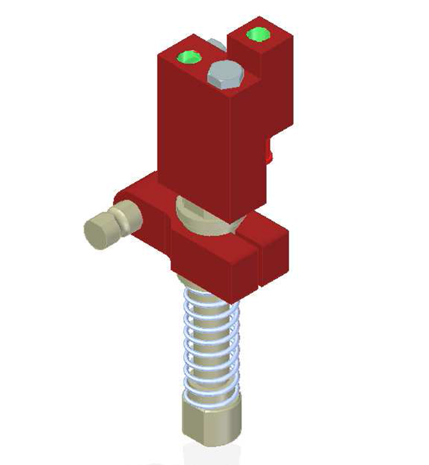 Piab Vacuum Check Valve VT-1H COAX® with level compensator, G threads, Lock pin 16, Left hand connec