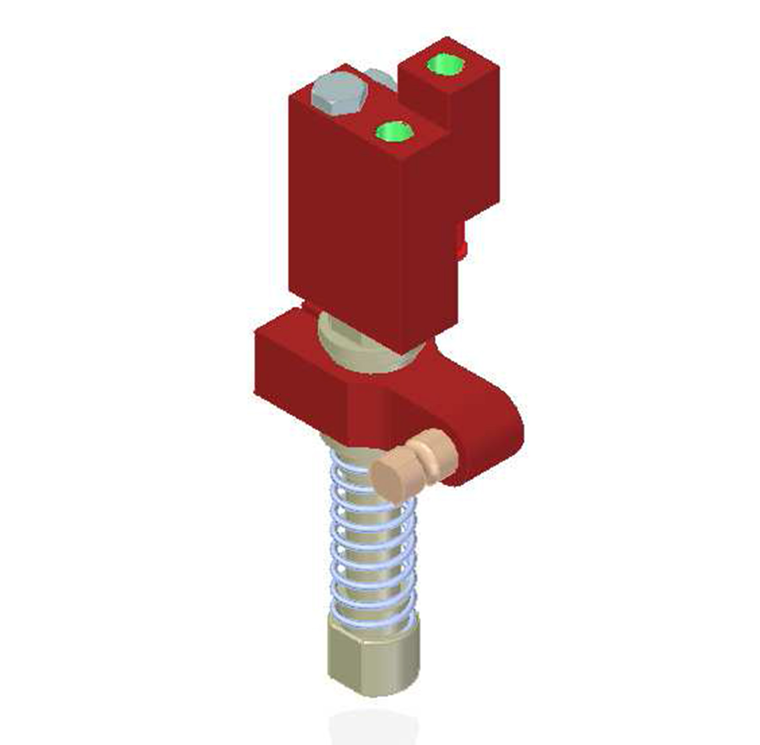 Piab Vacuum Check Valve VT-1H COAX® with level compensator, G threads, Lock pin 16, Right hand conne