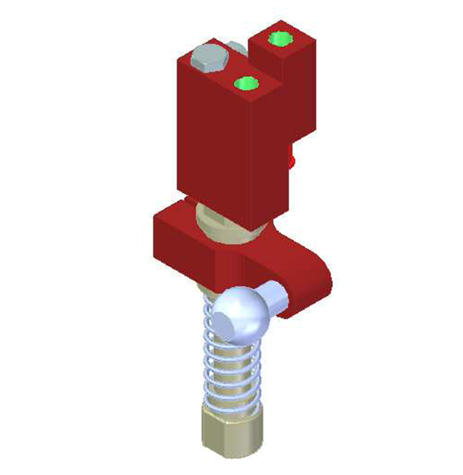 Piab Vacuum Check Valve VT-1H COAX® with level compensator, G threads, Ball joint, Right hand connec