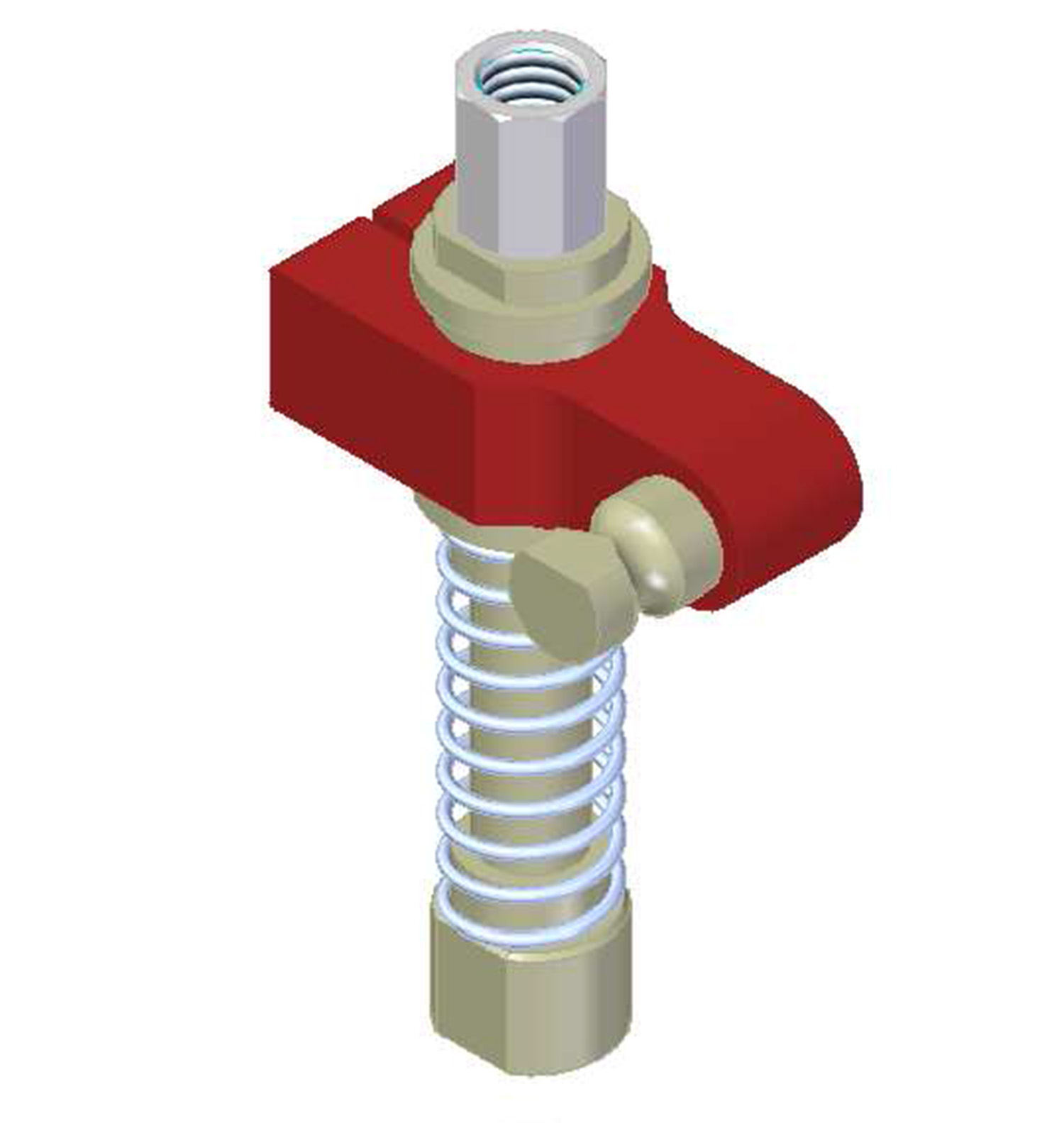 Piab Centralized vacuum connection with level compensator, G threads, Lock pin 19, Right hand connec