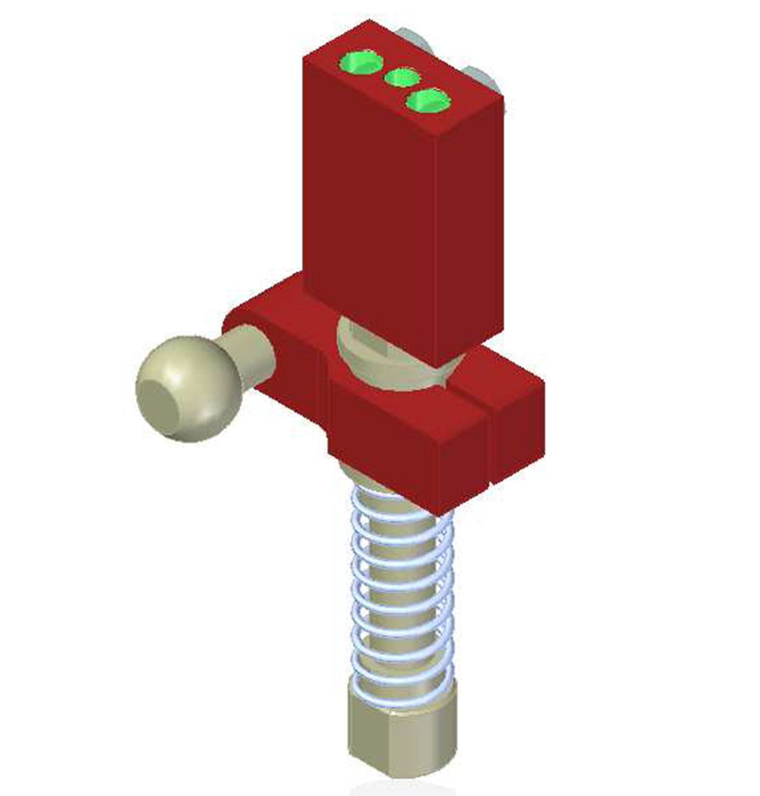 Piab Vacuum Check Valve VT-1H with level compensator, G threads, Ball joint, Left hand connection