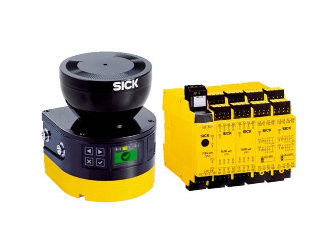 Sick Safety Stack SICK Safe Robotics Area Protection Series Safety System | Safety ...