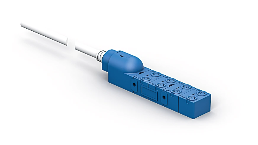 Wenglor ZAA08R502 Connection Box for M8 × 1; 3-pin; 8 Ports