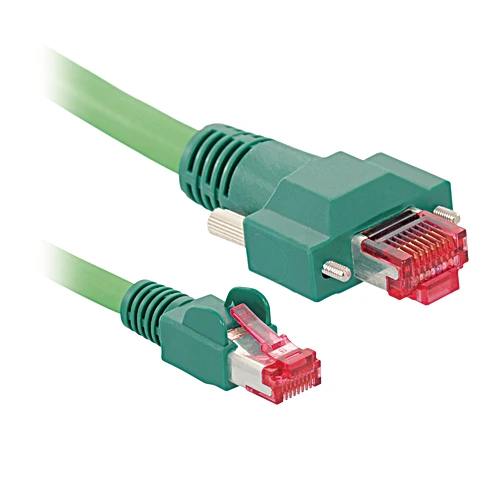 Wenglor ZAV47R601 Connection Cable RJ45 8-pin; Horizontal RJ45 8-pin with Screws