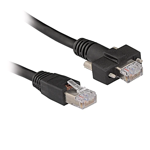 Wenglor ZAV47V601 Connection Cable RJ45 8-pin; Horizontal RJ45 8-pin with Screws