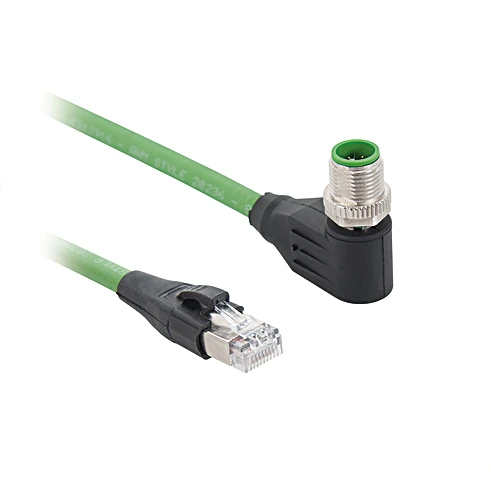 Wenglor ZC1V010 Connection Cable M12 × 1; 8-pin, X-coding - RJ45; 8-pin