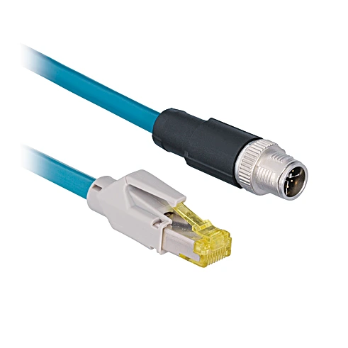 Wenglor ZC1V014 Connection Cable M12 × 1; 8-pin, X-coding - RJ45; 8-pin