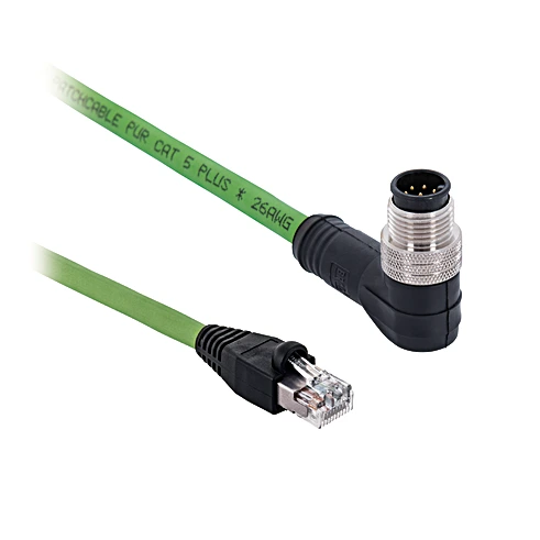 Wenglor ZCYV005 Connection Cable M12 × 1; 8-pin - RJ45; 8-pin