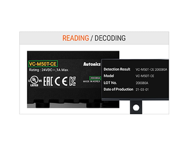 Autonic Sensor Camera Autonics VC Series Smart Camera | Machine Vision Cameras | Motion World