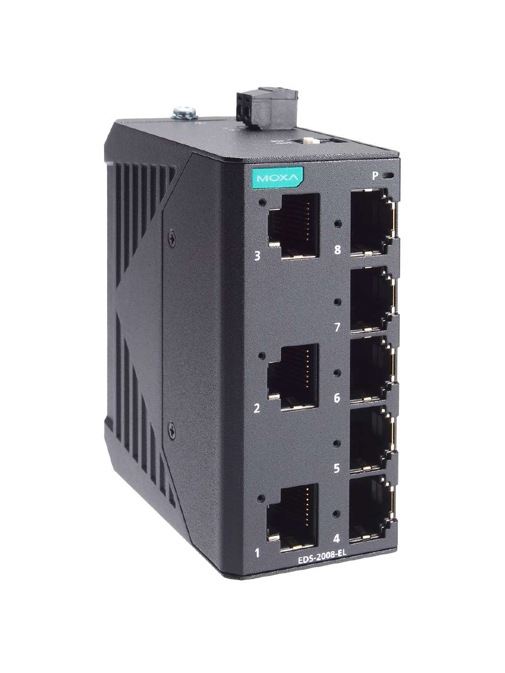 Moxa EDS-2008 Series 8-Port Unmanaged Ethernet Switch