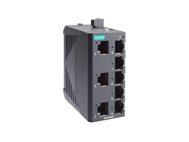 Moxa EDS-2008 Series 8-Port Unmanaged Ethernet Switch