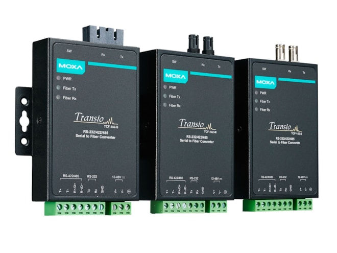 Moxa TCF-142-M-ST Serial-to-Fiber Converter